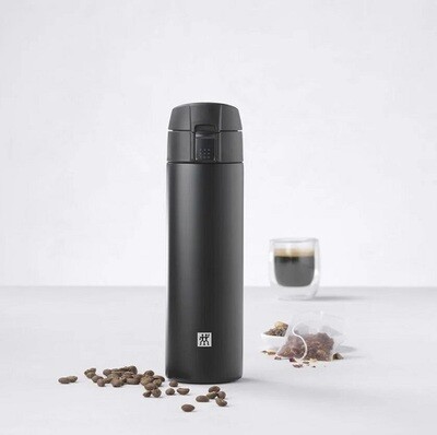 ZWILLING 'thermo' reisbeker 450ml zwart