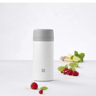 ZWILLING 'thermo' isoleerfles voor thee 420ml wit