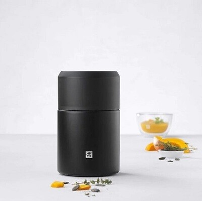 ZWILLING 'thermo' isoleerfles voor maaltijd 700ml zwart