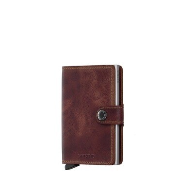 SECRID 'vintage' mini wallet brown