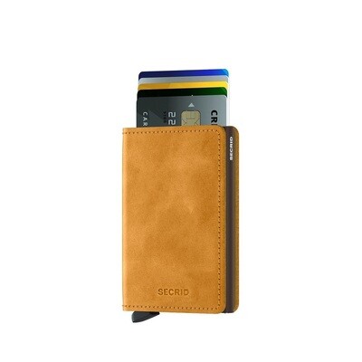 SECRID 'vintage' slim wallet ochre