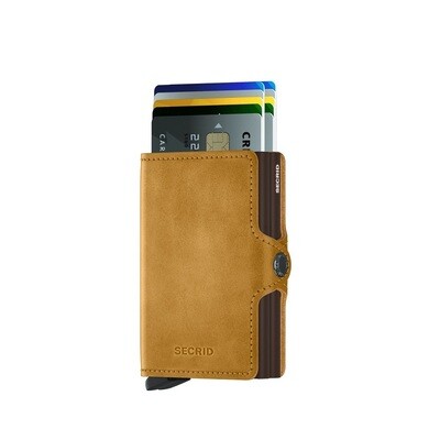 SECRID 'vintage' twin wallet ochre