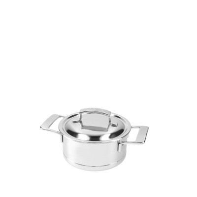DEMEYERE 'silver 7' kookpot met dubbelwandig deksel 16cm / 1,5L