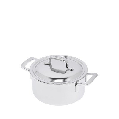 DEMEYERE 'intense 5' kookpot met dubbelwandig deksel 18cm / 2,2L