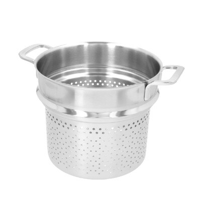 DEMEYERE 'intense 5' pasta-inzet voor soeppot 24cm