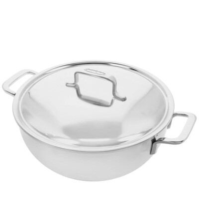 DEMEYERE 'intense 5' sudderpot met dubbelwandig deksel 28cm / 4,0L