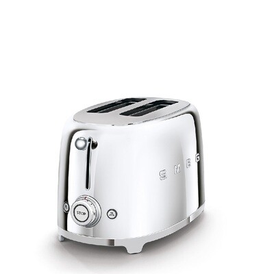 SMEG broodrooster 2x2 chroom