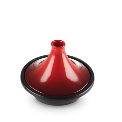 LE CREUSET 'tradition' tajine 27cm / 2,3L kersenrood