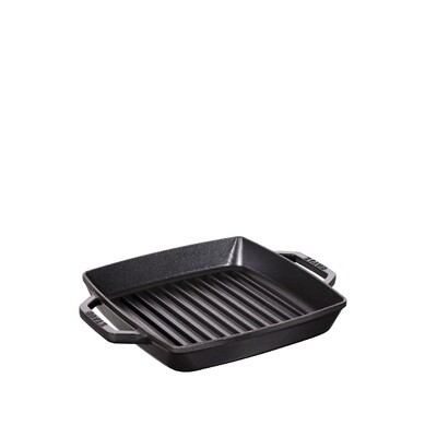 STAUB 'grill pans' gietijzeren grillpan 23cm zwart  PROMO 109,00 -20%