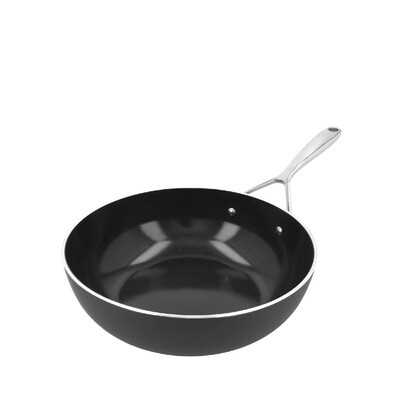 DEMEYERE 'alu plus 3 ceraforce' keramische antikleef wokpan 28cm