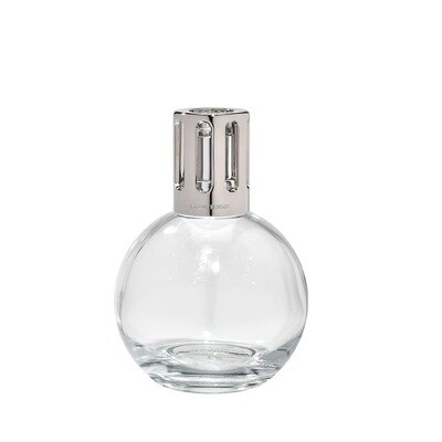 MAISON BERGER 'essentielle ronde' geurlamp transparant met 2 gratis geurflacons 250ml