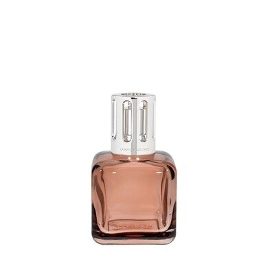 MAISON BERGER 'glacon rose' geurlamp amberroze met gratis geurflacon 250ml amour d'hibiscus