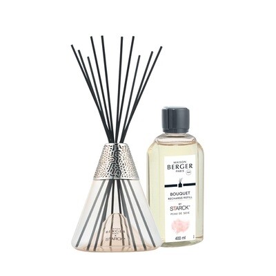 MAISON BERGER parfumverspreider peau de soie by starck met flacon 400ml