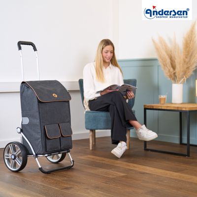 ANDERSEN shopper 'royal' ipek antraciet ALL THERMO