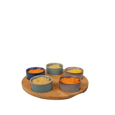 COSY &amp; TRENDY aperitiefset 6-dlg rond
