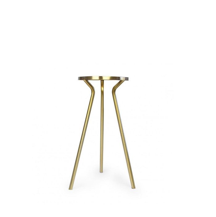 ATELIER PIERRE &#39;dentelles&#39; tripod goudkleurig 24x15cm voor sfeerlamp