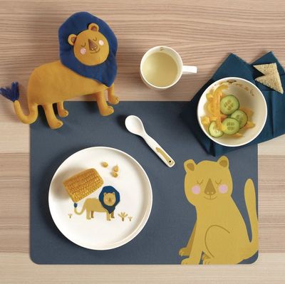 ASA 'emma&amp;friends' 5-delig kinderservies leo lion