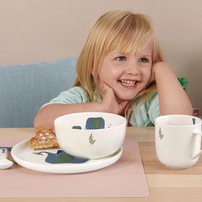 ASA 'tabletops' placemat lederlook 46x33cm emma elephant