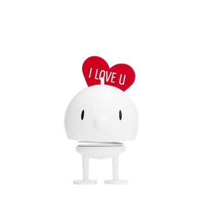 HOPTIMIST love bumble medium white