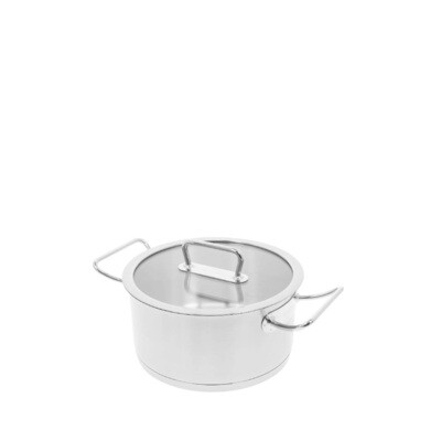 DEMEYERE 'diverto 3' kookpot met glazen deksel 16cm / 1,5L