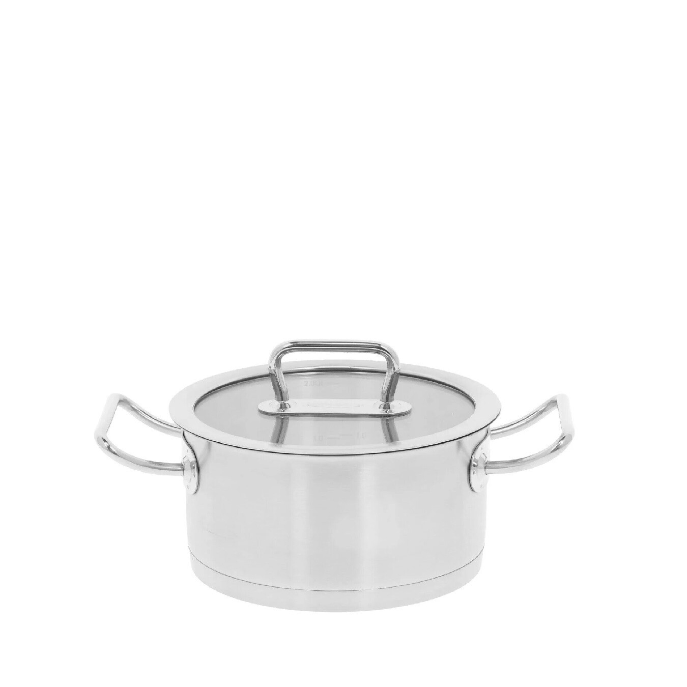 DEMEYERE 'diverto 3' kookpot met glazen deksel 20cm / 3,0L