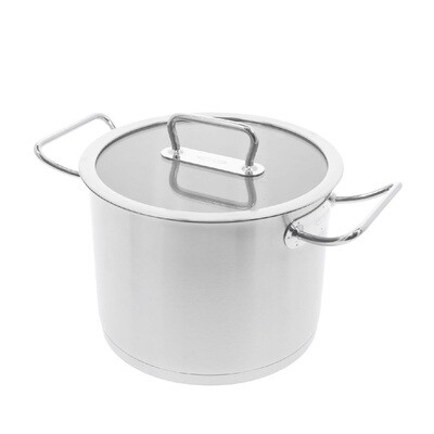 DEMEYERE 'diverto 3' soeppot met glazen deksel 24cm / 8,0L