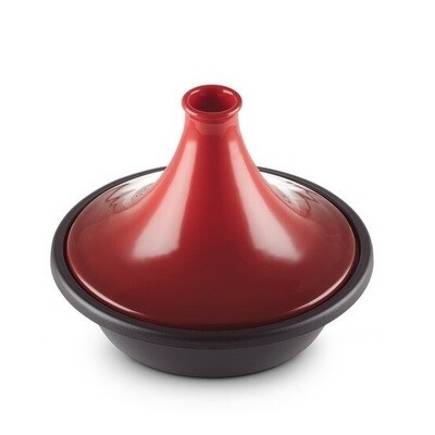 LE CREUSET 'tradition' tajine 31cm / 3,7L kersenrood