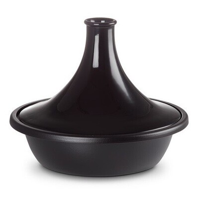 LE CREUSET 'tradition' tajine 35cm / 5,2L ebbenzwart