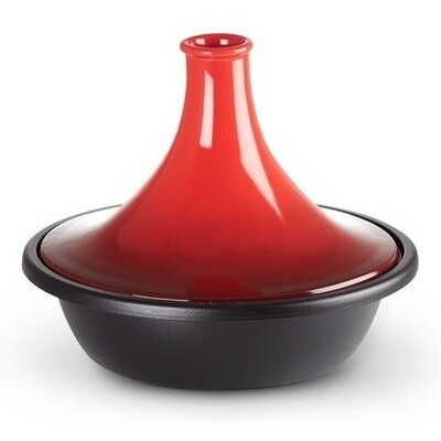 LE CREUSET 'tradition' tajine 35cm / 5,2L kersenrood