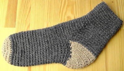 Crochet Toe-Up Socks