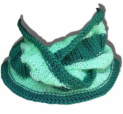 Long Basketweave cowl