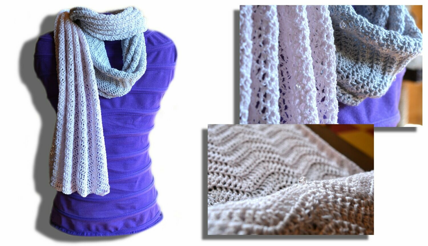 Passion scarf crochet pattern video & PDF - Woolpedia