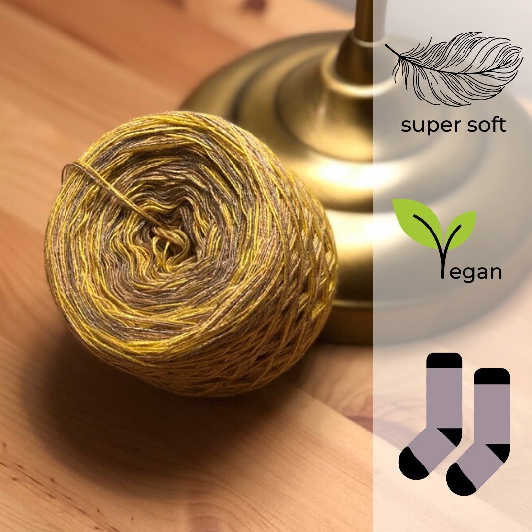 Woolpedia Socks Banana - modal gradient sock yarn