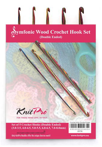KnitPro Symfonie double-ended crochet hooks kit