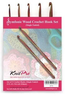 KnitPro Symfonie wooden crochet hooks kit