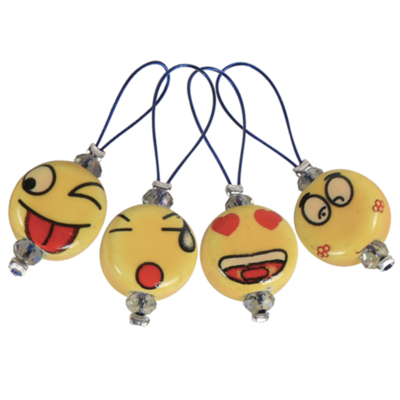 KnitPro 12 pieces stitch markers Smileys