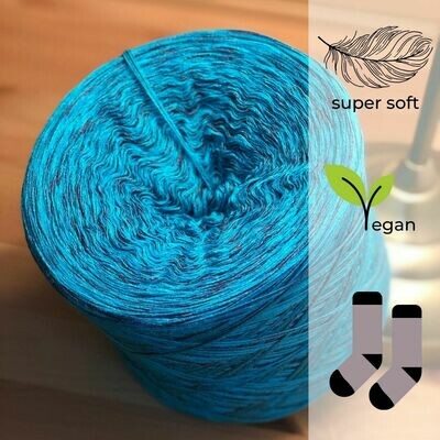 Woolpedia Socks Blue Magic - modal gradient sock yarn
