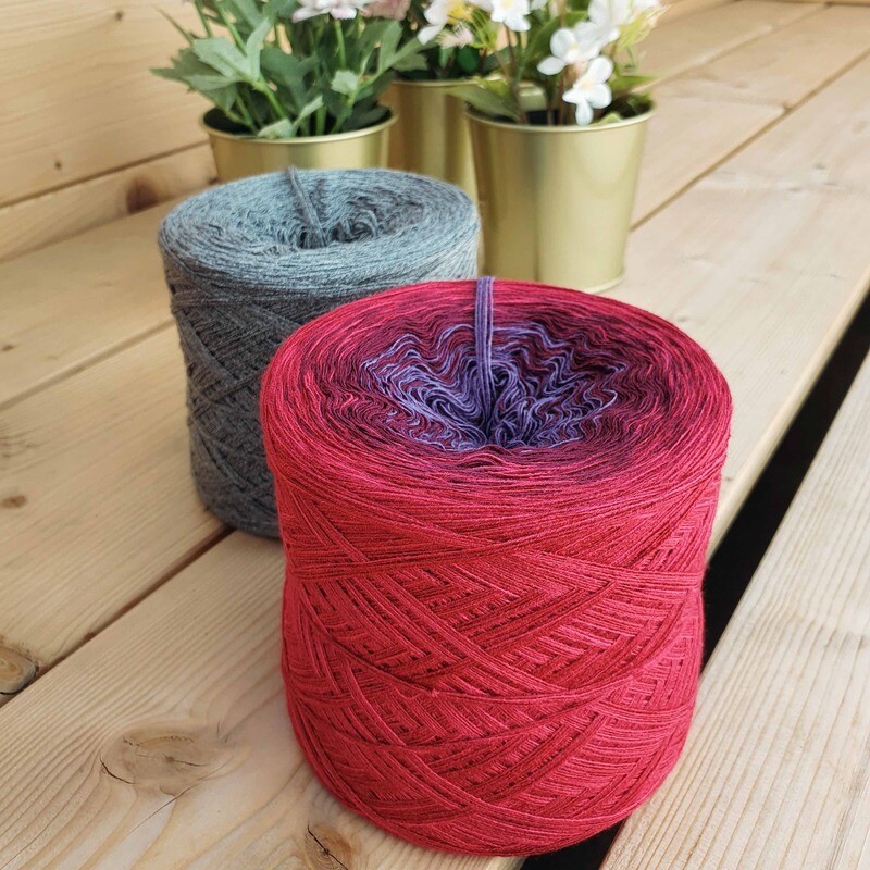 Woolpedia Colors Lines Set Purple Farbverlaufsgarn (Modal)