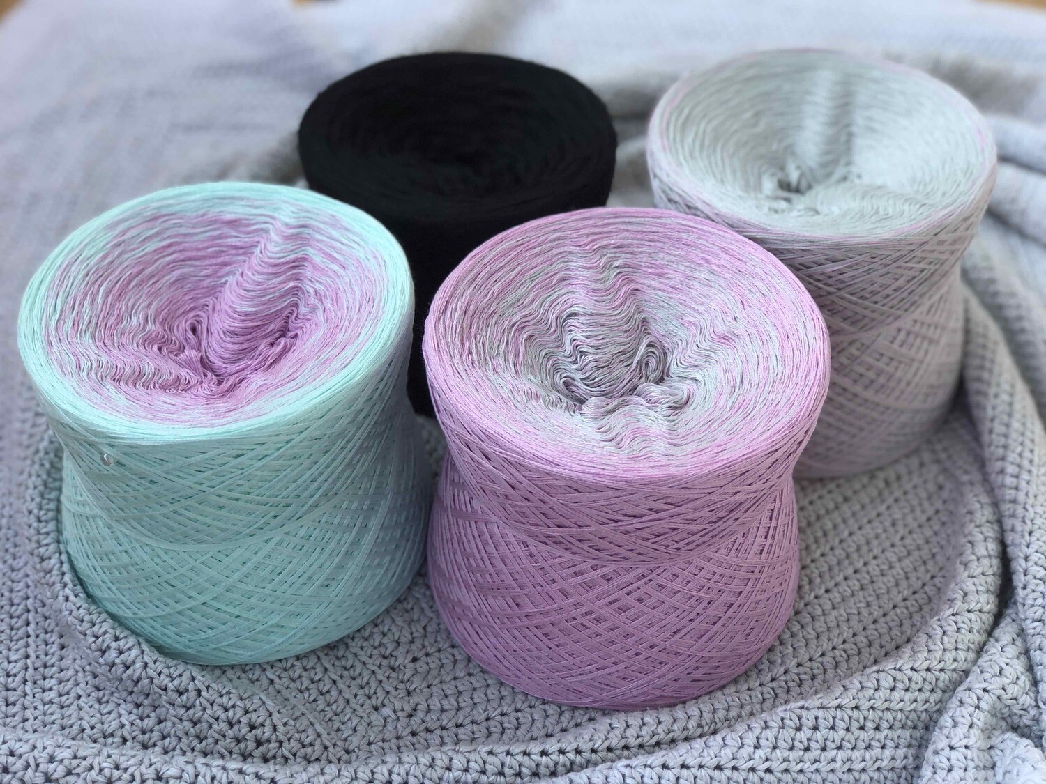 Woolpedia® Colors Blocks - Ice Lily - 5000m yarn kit (cotton mix)