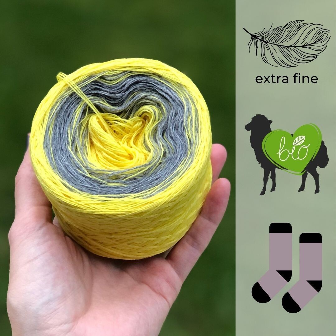 Woolpedia Socks Landhaus - organic gradient sock yarn (Merino extra fine)