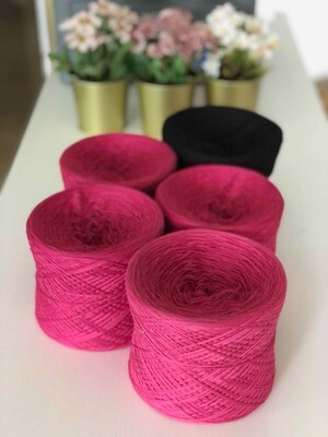Woolpedia® Colors Blocks Wellenreiter 5000m yarncake kit (organic cotton)