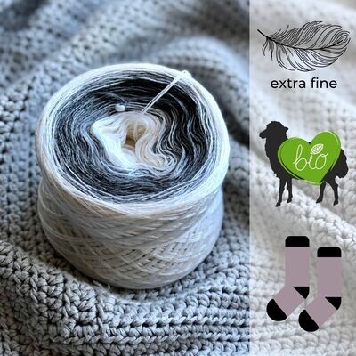 Woolpedia® Socks Gipfel - organic gradient sock yarn (Merino extra fine)