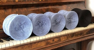 Woolpedia Colors Blocks - Medusa - 5000m yarn kit (cotton mix)