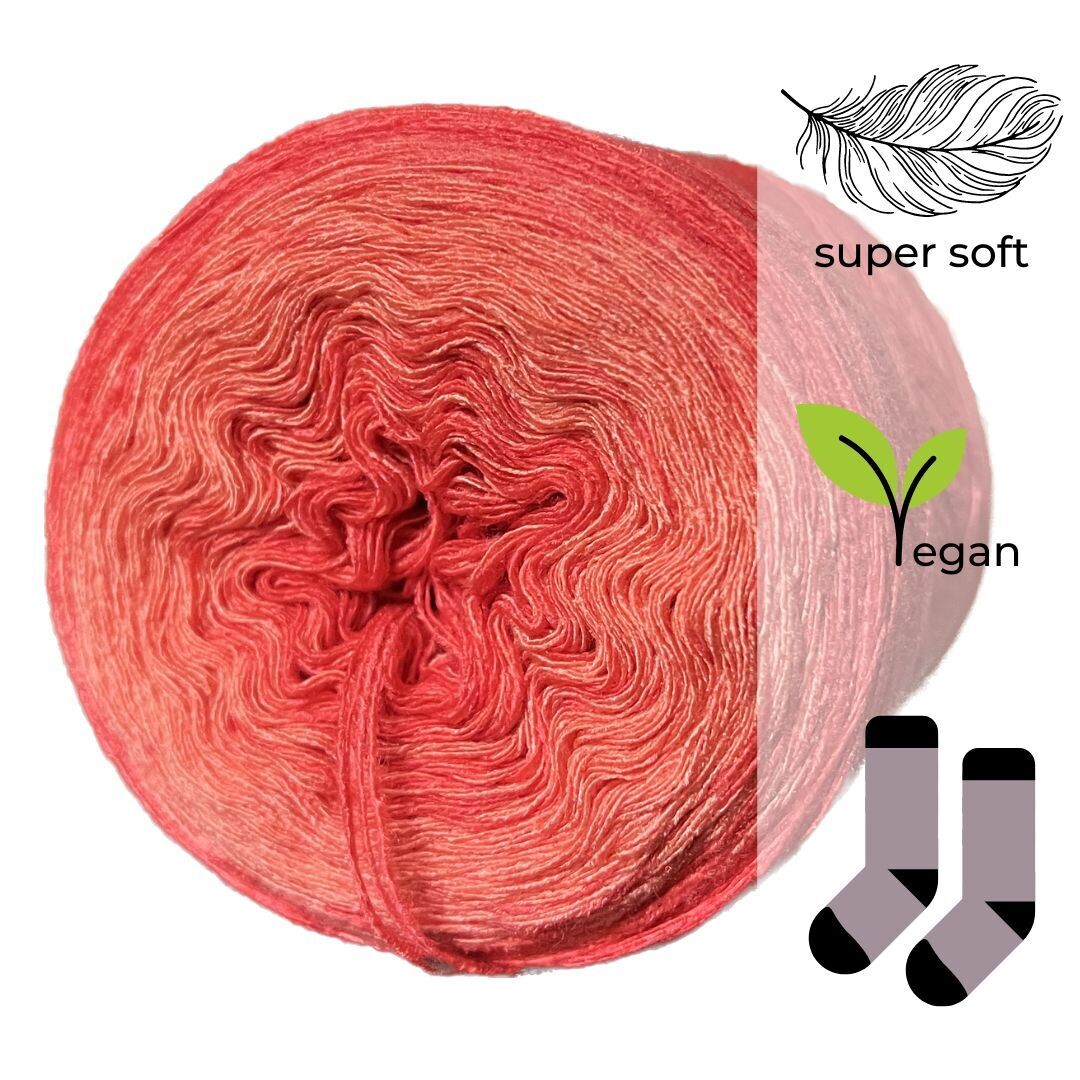 Woolpedia Socks Himbeereis - modal gradient sock yarn