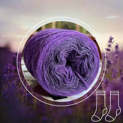 Woolpedia Socks Lavendel-Feld - modal gradient sock yarn