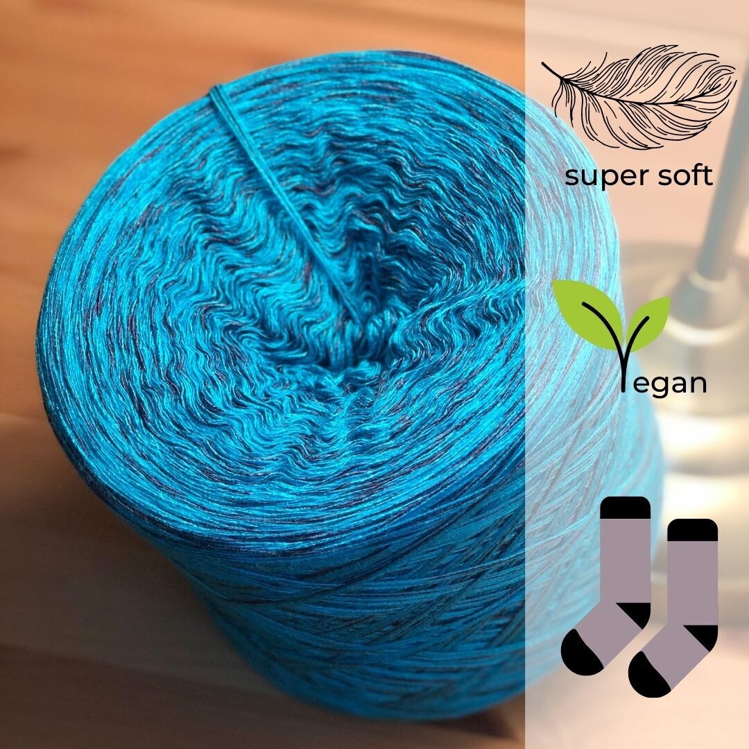 Woolpedia Socks Blue Magic - Modal Designer Sockengarn