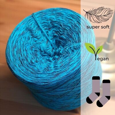 Woolpedia Socks Blue Magic - modal designer sock yarn
