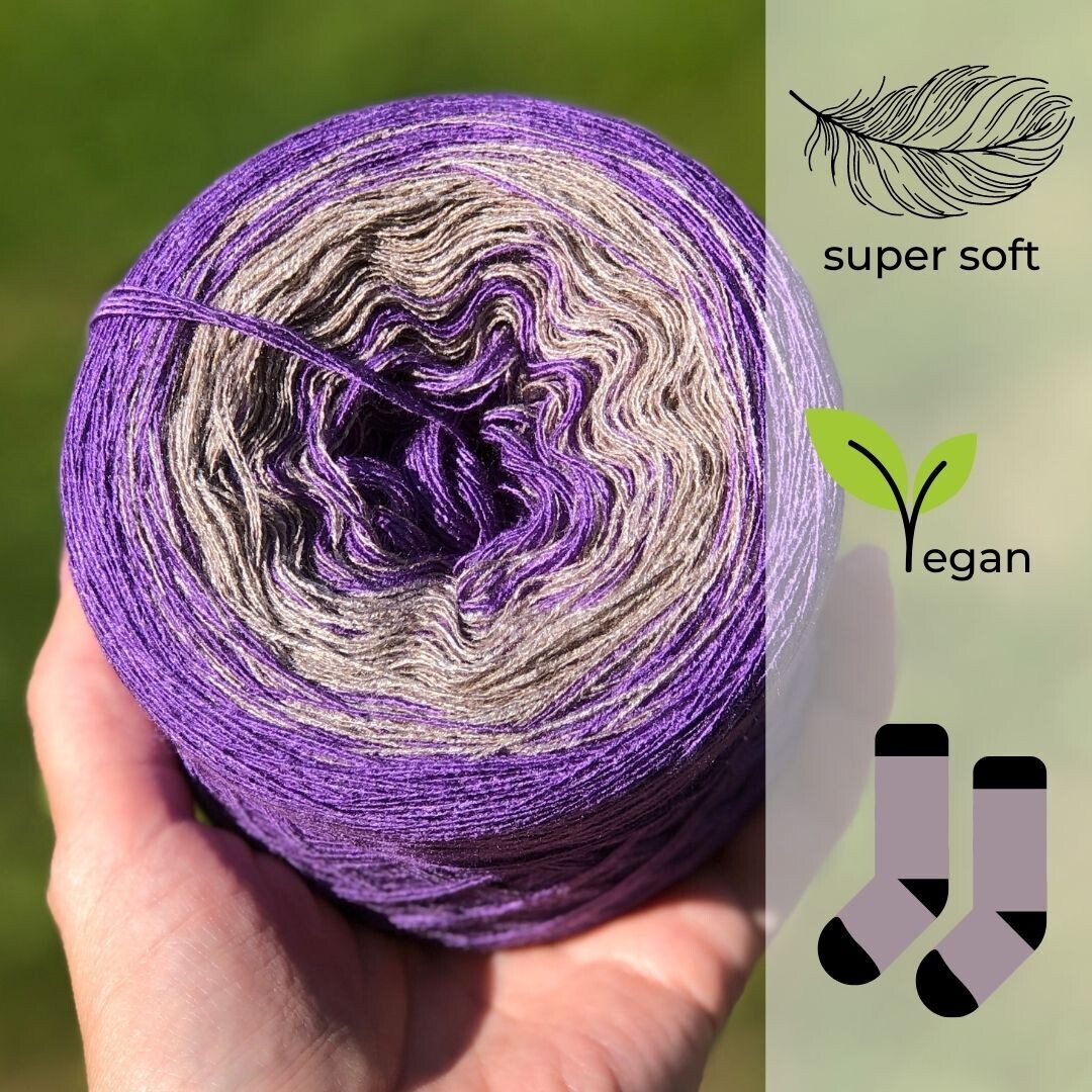 Woolpedia Socks Amethyst Beauty - modal gradient sock yarn