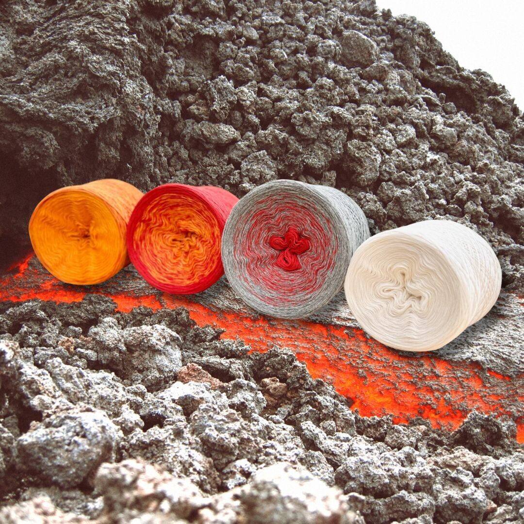 Woolpedia Colors Community TCAL Magma yarn series - 6000m (Organic Merino)