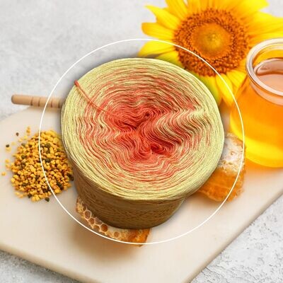 Woolpedia Colors Sonnenblumenhonig Farbverlaufsgarn (Baumwoll-Mix)